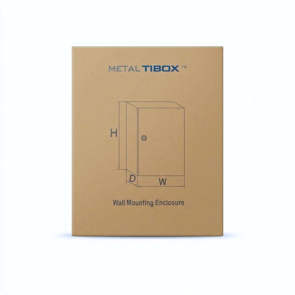 Tablero Metalico P/Adosar De 400X400X200 Mm C/Pb Ip66 Ral7035