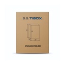 Tablero De acero inoxidable Para Adosar De 700X500X250 Mm C/Pb IP66