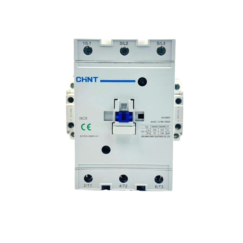 CONTACTOR  115A(AC3) 690V 3P 2NA+2NC 100-250VAC/VDC