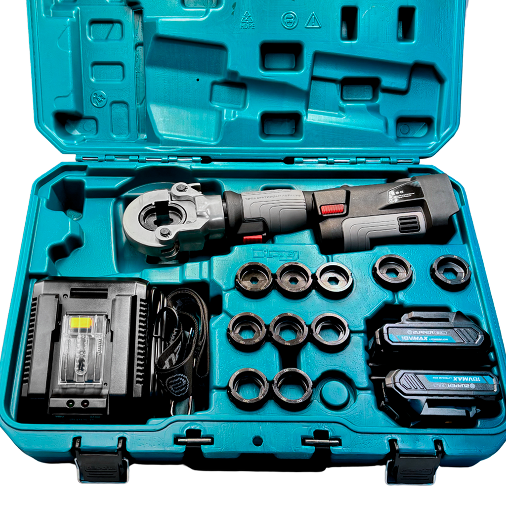 Prensa Hidraulica A Bateria Para Terminal Estanado Rango 16-300mm² Tipo Integral