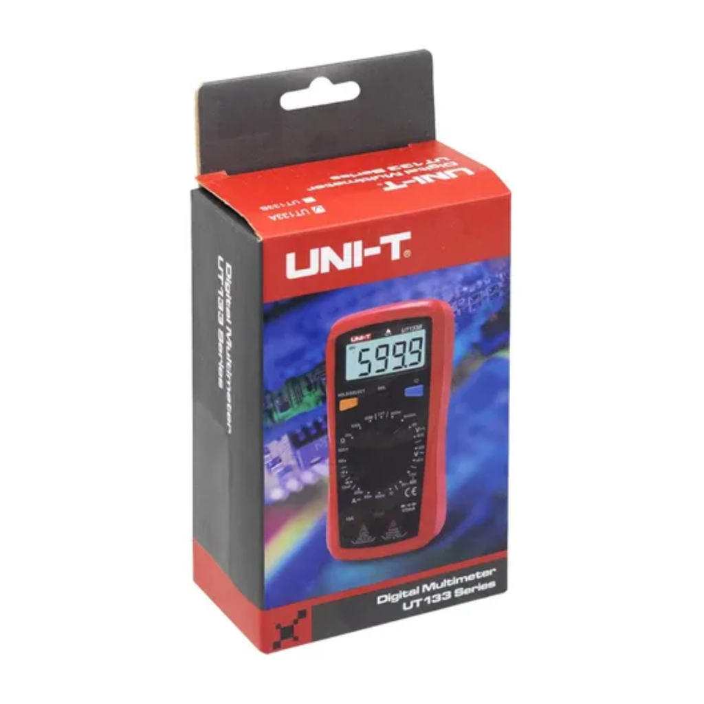 Multimetro Digital, Rango Hasta 600 V AC/DC, Proteccion Completa