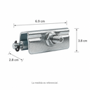 Bisagra Zincada Oculta Para Tablero Adosado (sin lengüeta)