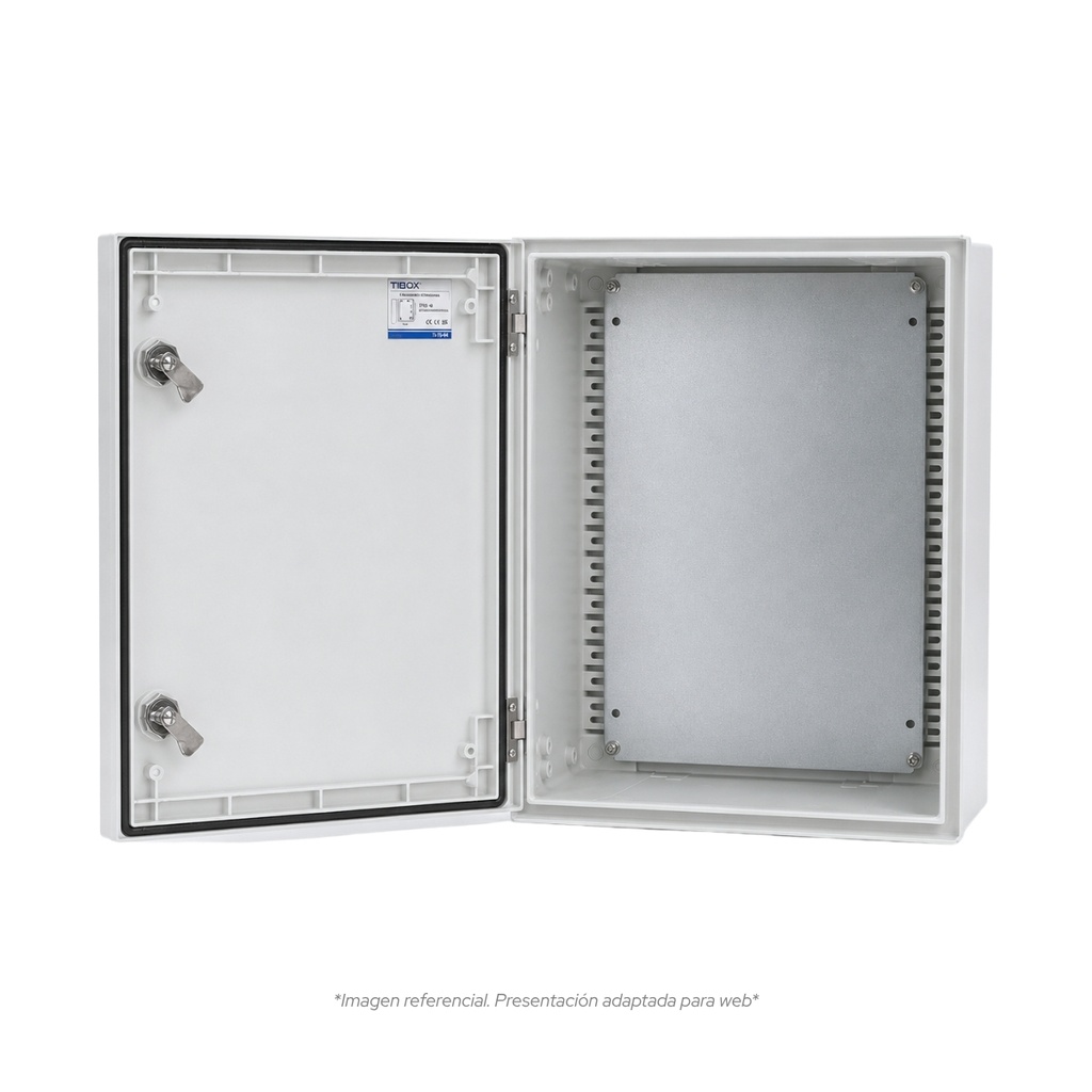 Tablero Poliester Fibra De Vidro Para Adosar 1000X810X355 Mm C/Pb Ip65 Ral7035