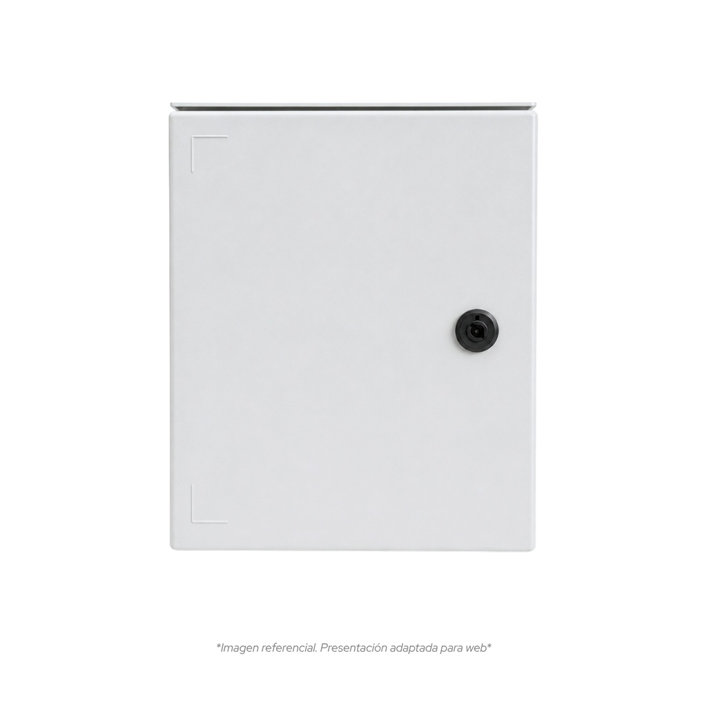 Tablero Poliester Fibra De Vidro Para Adosar 500X400X200 Mm C/Pb Ip65 Ral7035