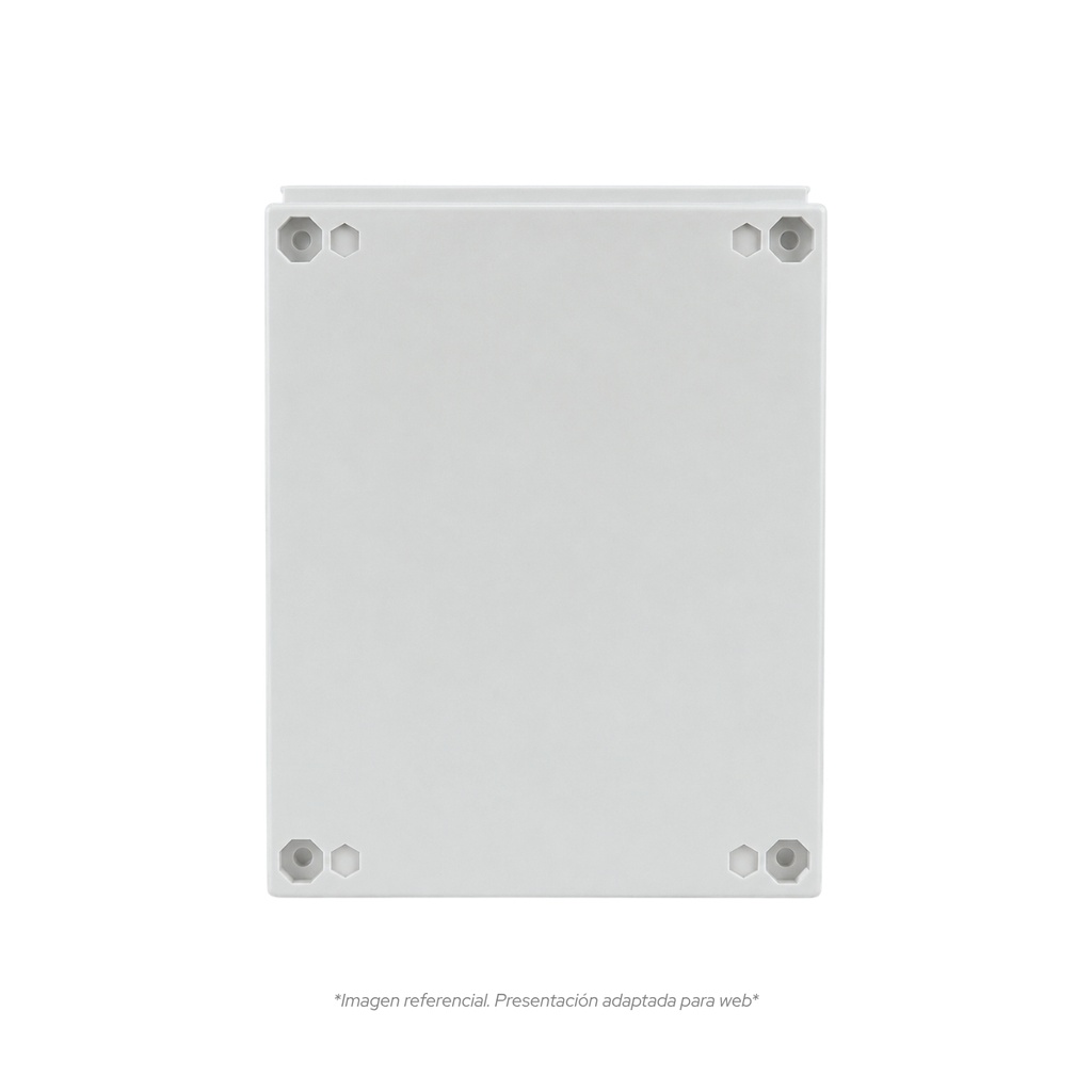 Tablero Poliester Fibra De Vidro Para Adosar 500X400X200 Mm C/Pb Ip65 Ral7035
