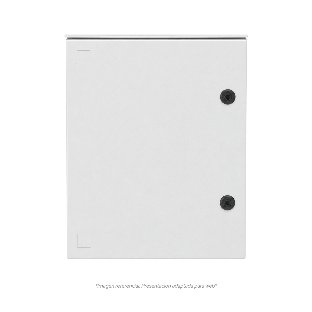 Tablero Poliester Fibra De Vidro Para Adosar 600X400X230 Mm C/Pb Ip65 Ral7035