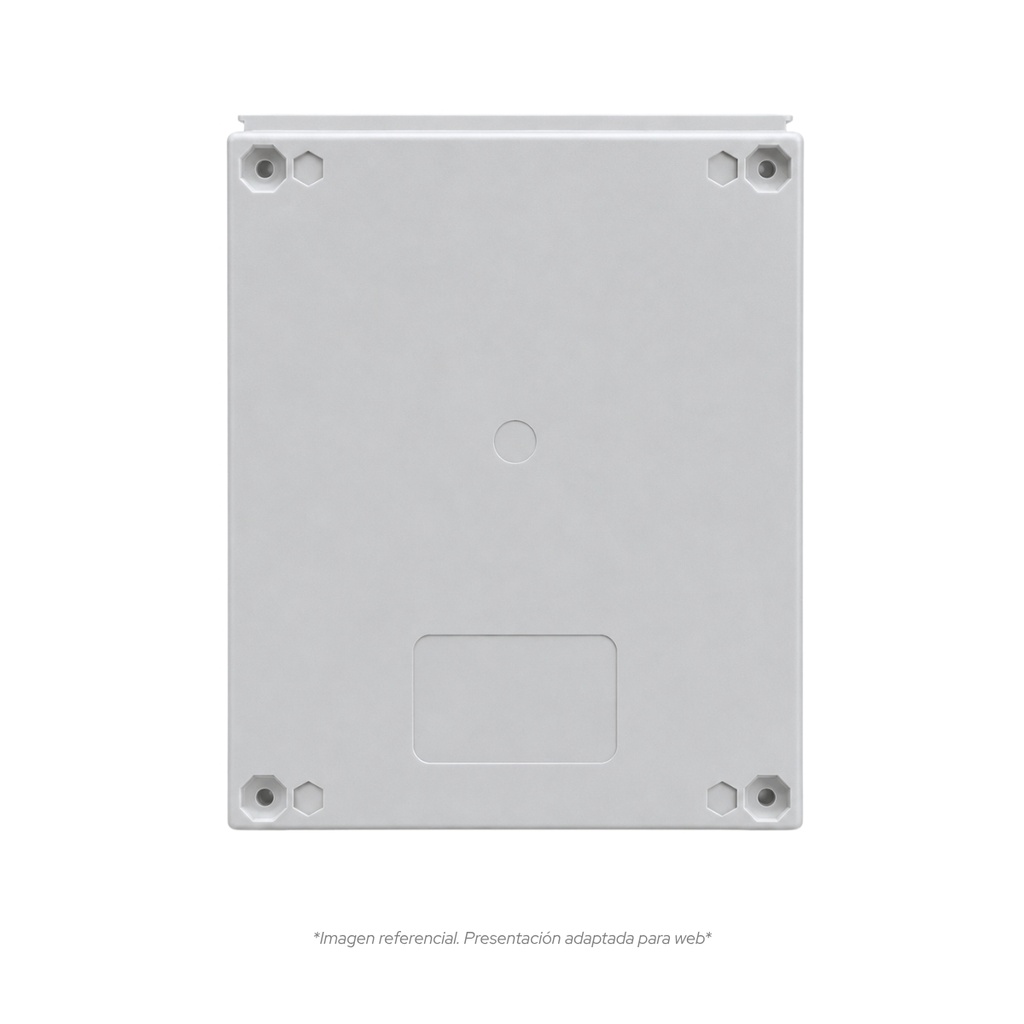 Tablero Poliester Fibra De Vidro Para Adosar 600X400X230 Mm C/Pb Ip65 Ral7035