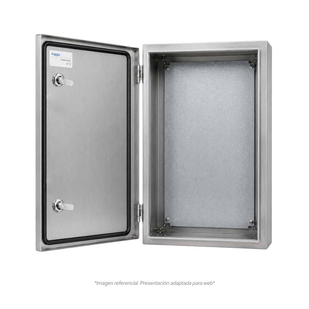 Tablero De acero inoxidable Para Adosar De 700X500X250 Mm C/Pb IP66