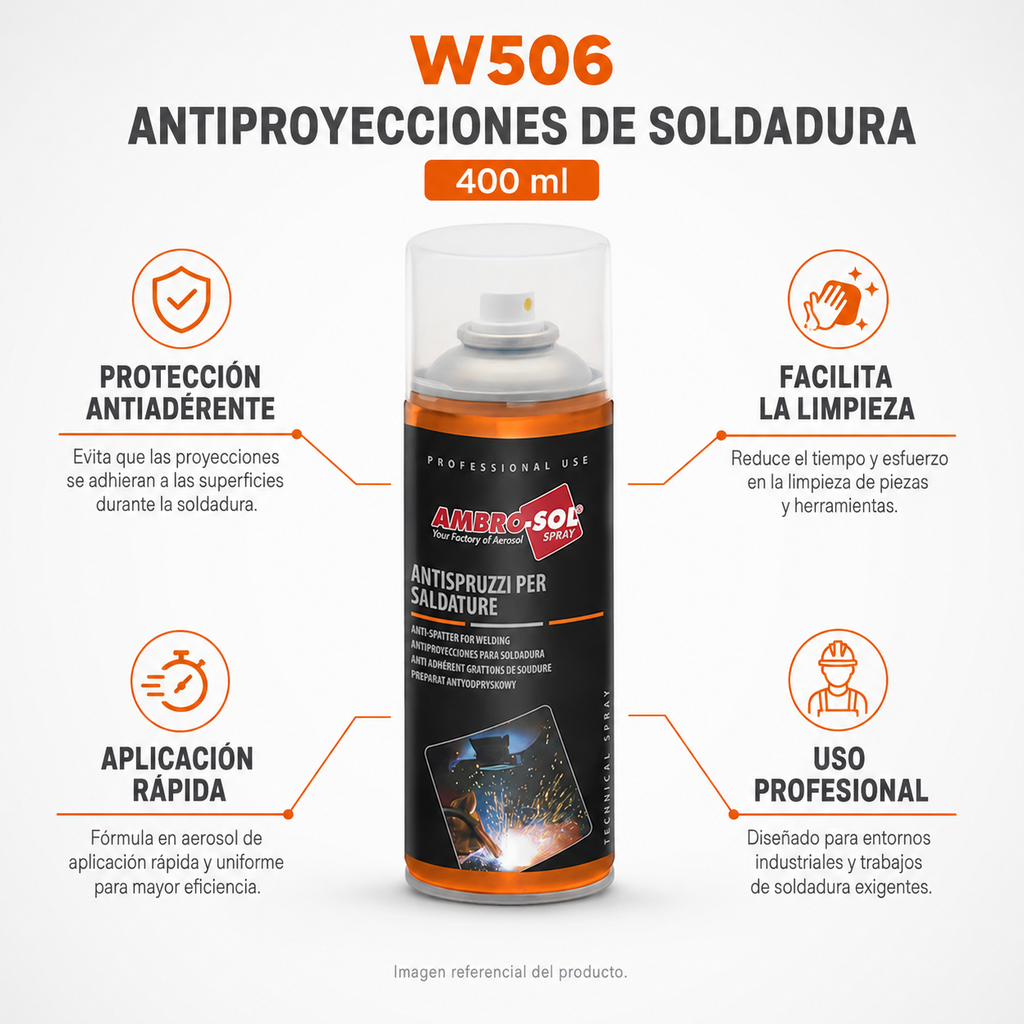 Antiproyecciones De Soldadura 400 Ml