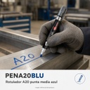 Rotulador a20 punta media azul