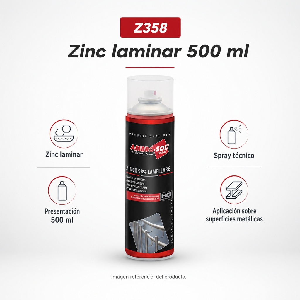 Zinc Laminar 500 Ml