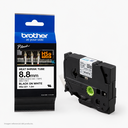 Cinta Termocontraible para rotulador negro sobre blanco 9mm