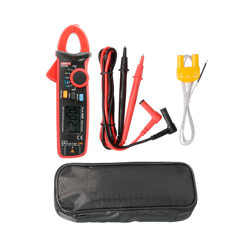 MINI PINZA AMPERIMETRICA DE 200A DC/AC-NCV "UNI-T"