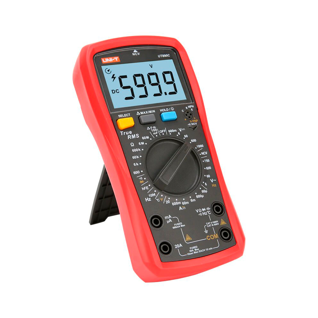 MULTIMETRO DIGITAL TRUE RMS-NCV C/TEMPERATURA "UNI-T"