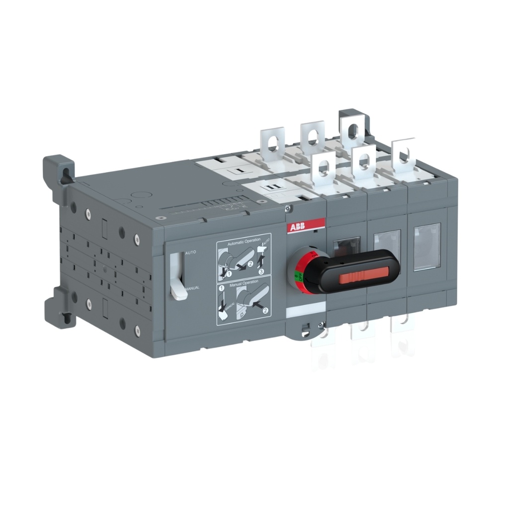 Conmutador Motorizado Bajo Carga 1-0-2  3P 250A Control 220Vac