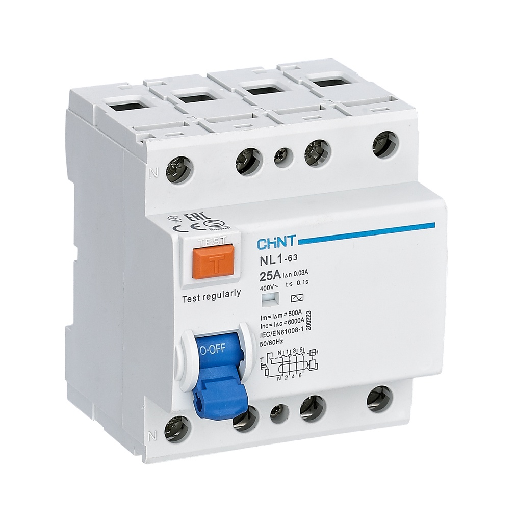 Int. Diferencial Nl1-63 - 4P / 40A 300Ma Type A 6Ka Inmunizado
