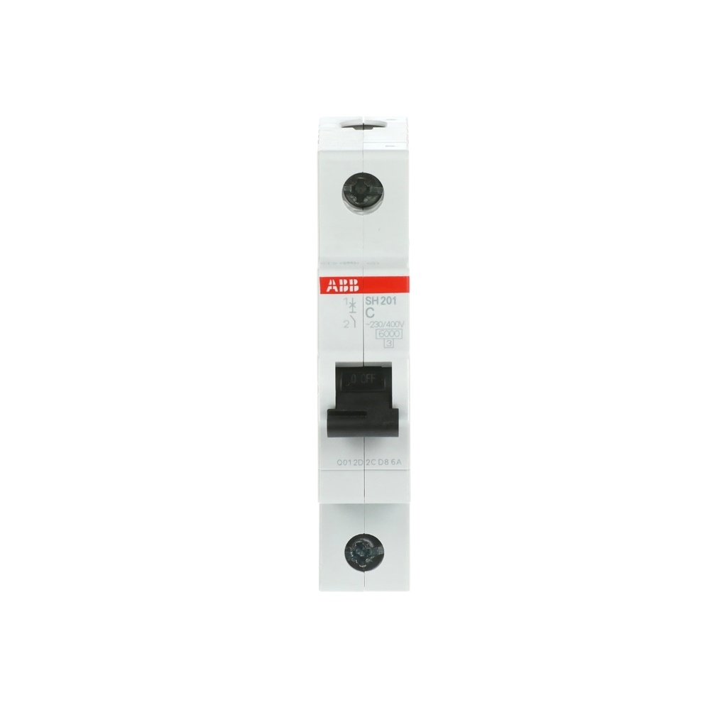 Int. Aut. Termomagnetico P/Riel 1P 25A 230Vac 6 Ka Curva C