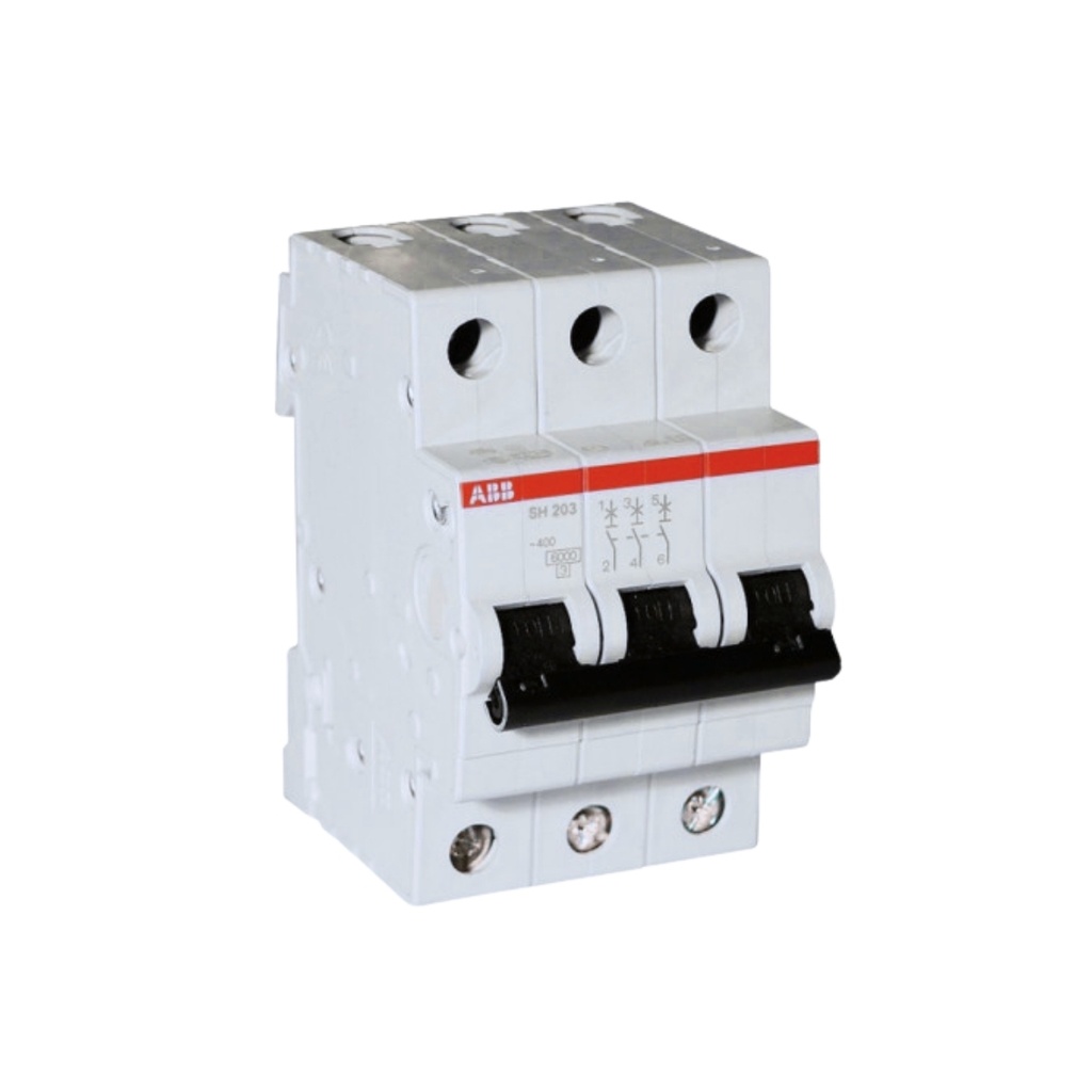 Int. Aut. Termomagnetico P/Riel 3P 2A 230Vac 10 Ka Curva C
