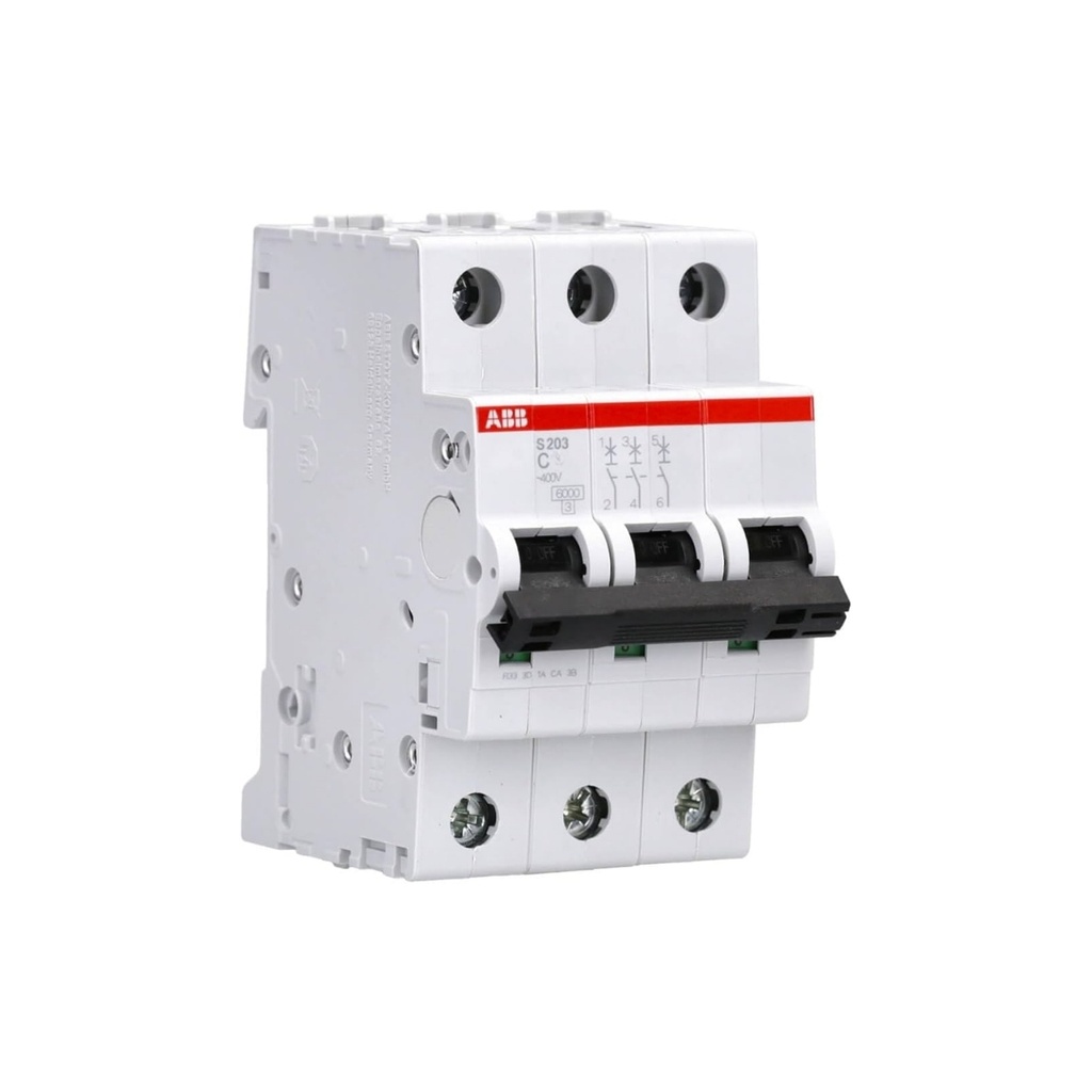 INT. AUT. TERMOMAGNETICO P/RIEL 3P 50A 230VAC 20 KA CURVA C