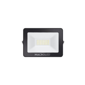 REFLECTOR LED NEGRO 30W 220-240VAC LUZ CÁLIDA 3000K IP65