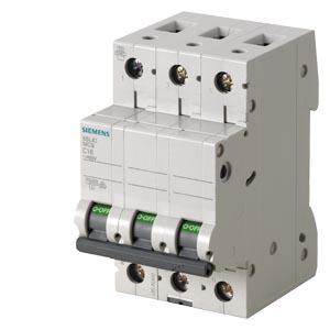 Int. Aut. Termomagnetico Para Riel 3P 50A 230Vac 20Ka Curva C