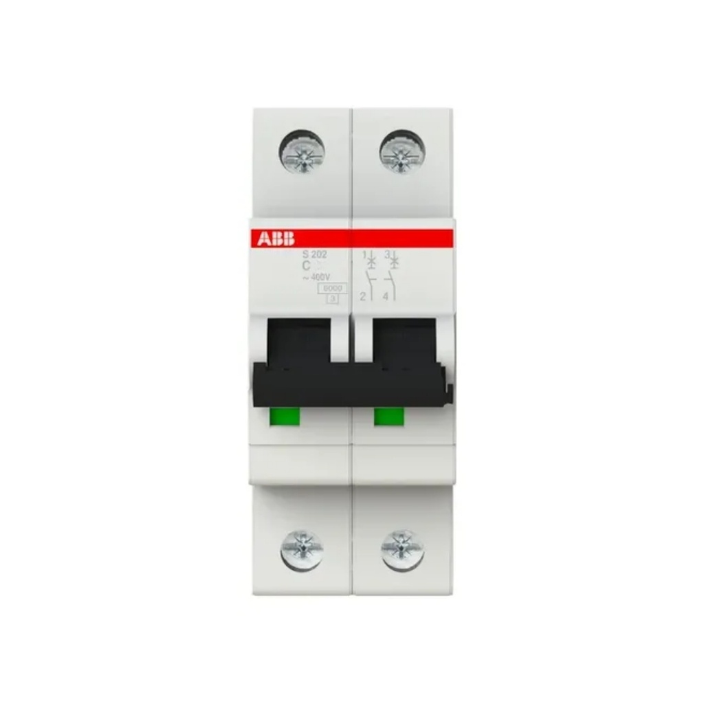Int. Aut. Termomagnetico P/Riel 2P 20A 230Vac 20 Ka Curva C
