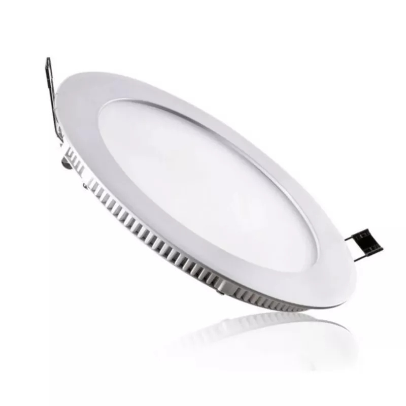 DOWNLIGHT LED BLANCO CIRCULAR EMPOTRABLE 18W 85-265VAC LUZ CÁLIDA 3000K