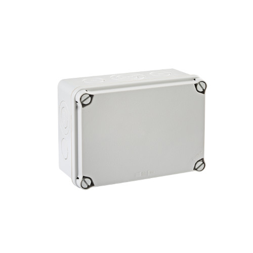 Caja de derivación pretroquelada libre de halógeno IP67 IK07 155x179x100mm