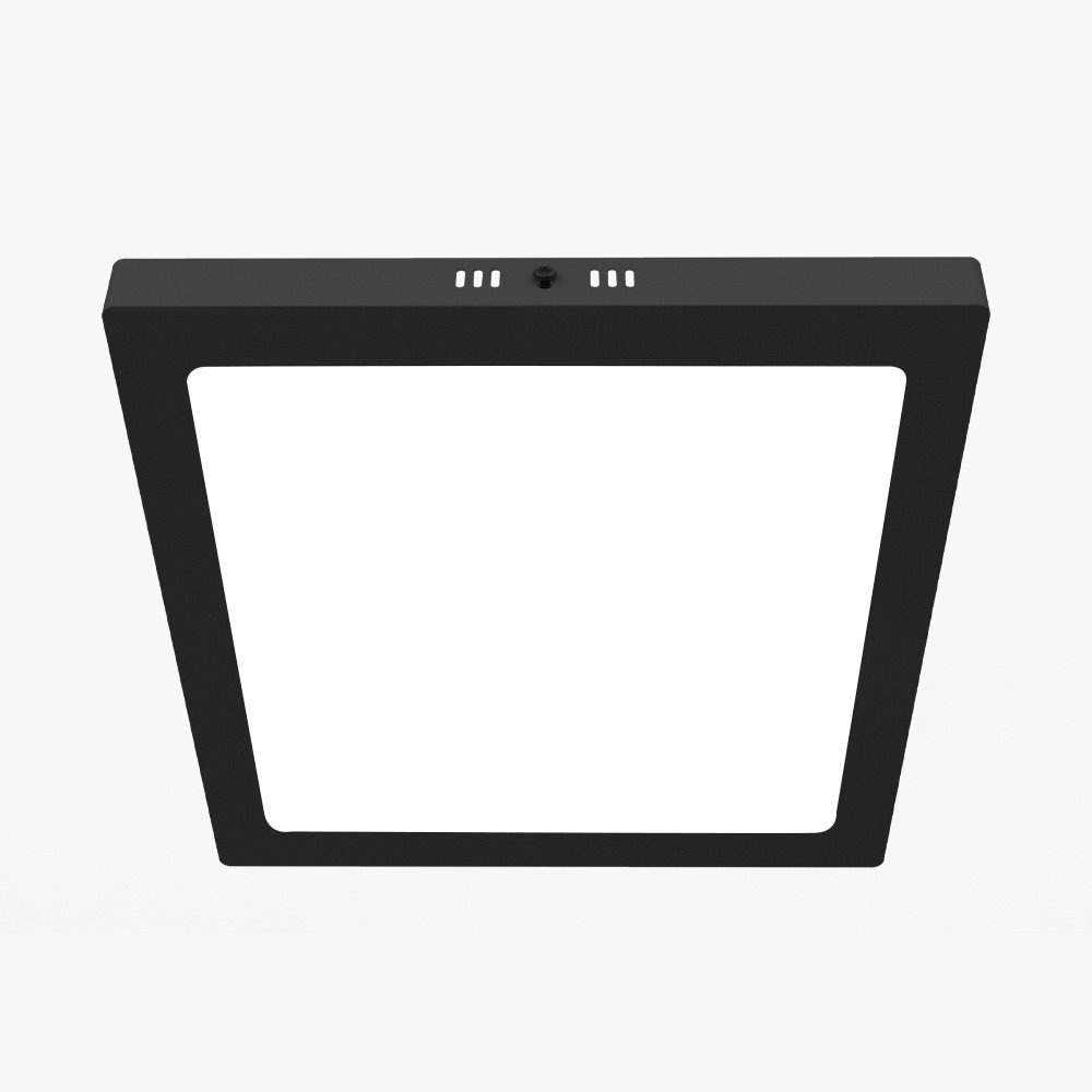 DOWNLIGHT LED NEGRO CIRCULAR ADOSABLE 24W 85-265VAC LUZ NEUTRA 4500K
