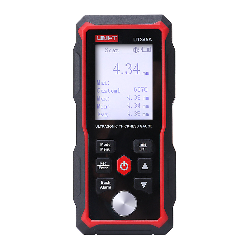 Medidor De Espesor Ultrasonico, Rango De 1.2–225 Mm, Frecuencia 5 Mhz