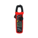 Pinza Amperimetrica Digital 400 A AC/DC, True RMS, Medicion De Temperatura
