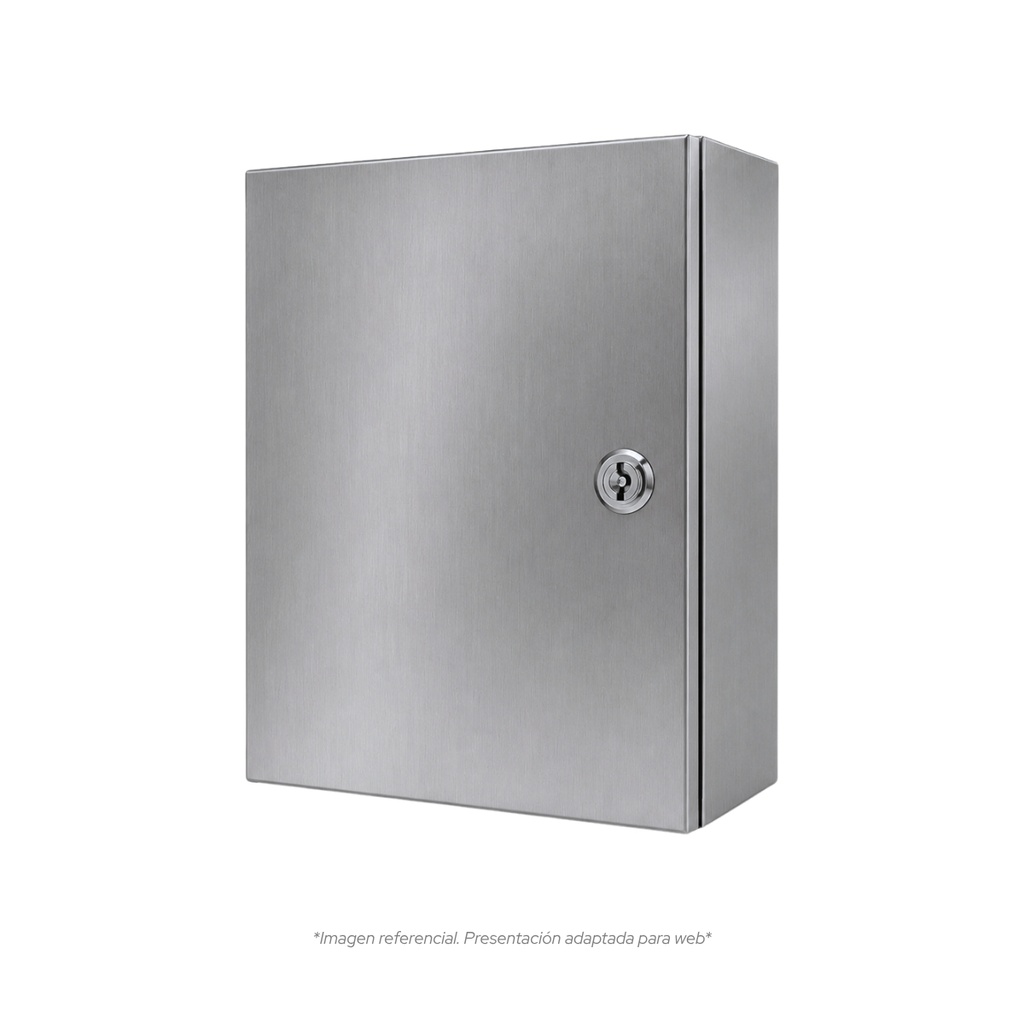 Tablero De acero inoxidable Para Adosar De 500X400X200 Mm C/Pb IP66
