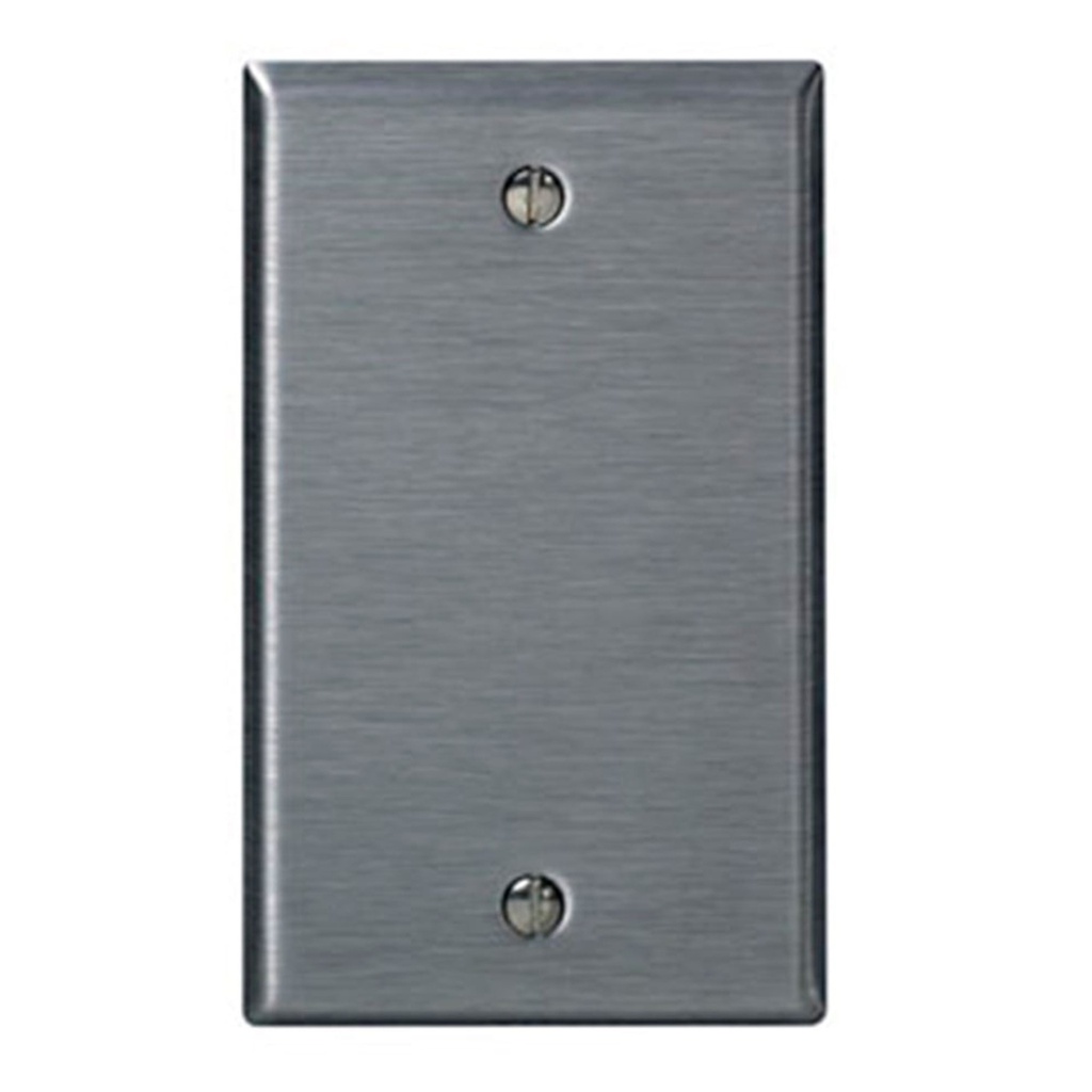 PLACA CIEGA 2X4 DE ACERO