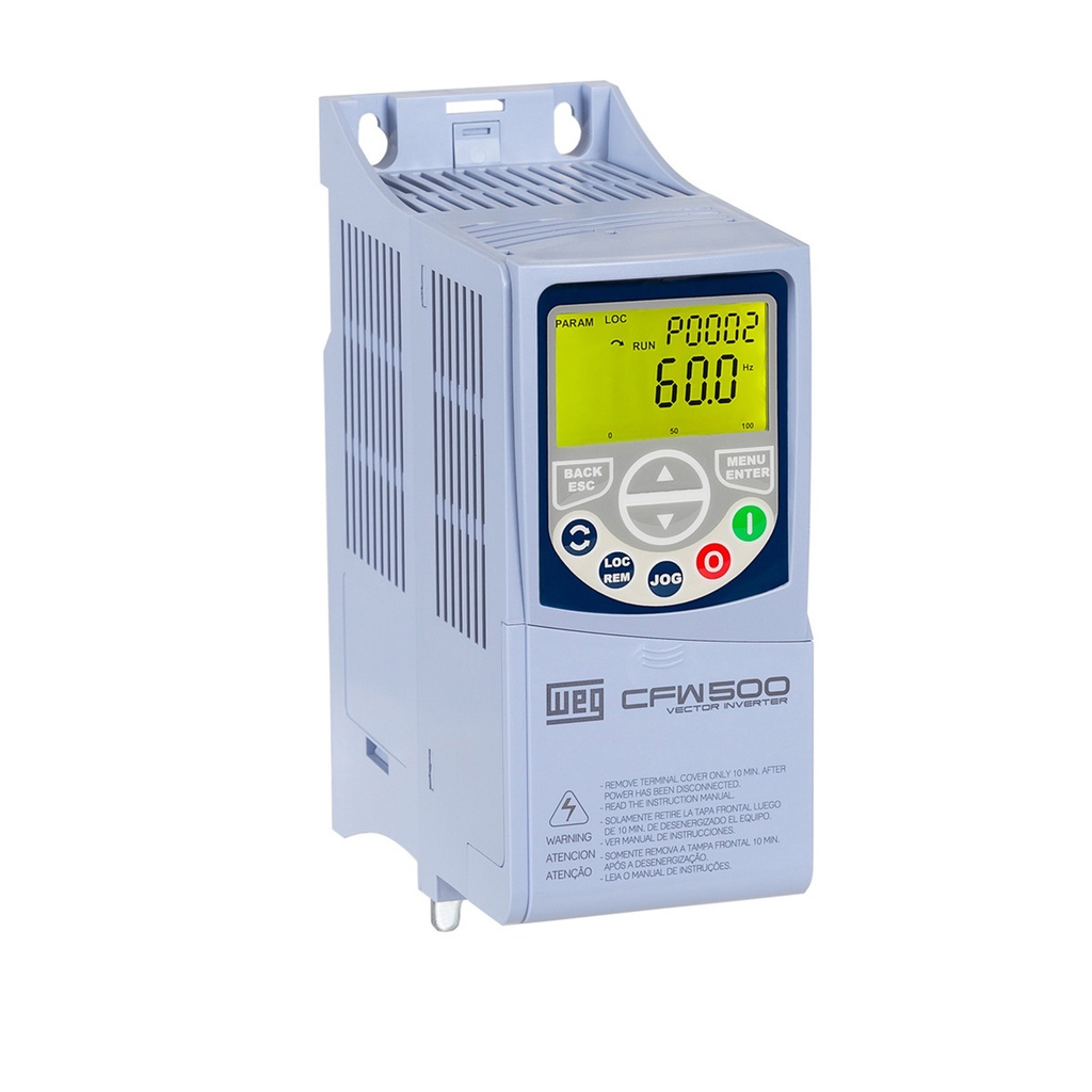 Variador de Velocidad VFD, 0.75kW / 1HP, 4.3A, 200-240V, Trifasico