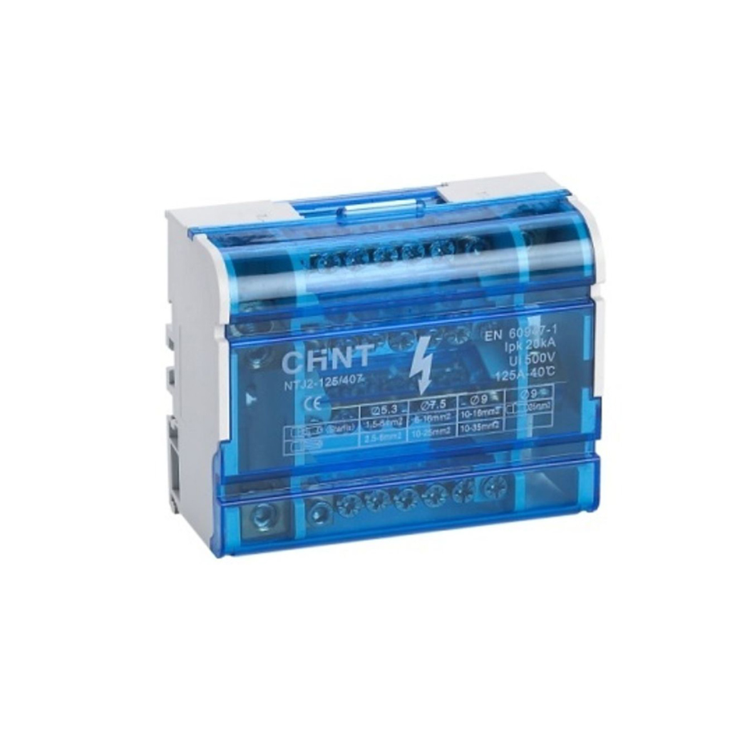 REPARTIDOR MODULAR NTJ2-125-415 4P 15 CONEX 125A 20KA 500V