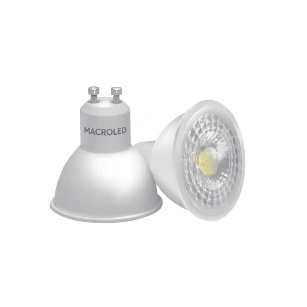 DICROICO LED ECO MR16 7W 100-240VAC LUZ FRÍA 6000K 38° GU10