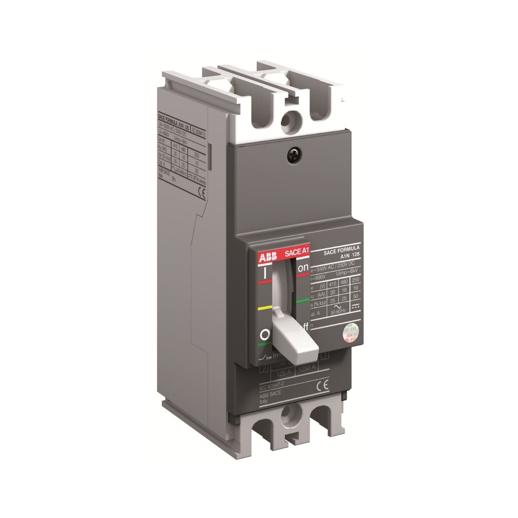 INTERRUPTOR MOLD FIJO 25A 50KA/A1N-P125TMF25-400 2P FF