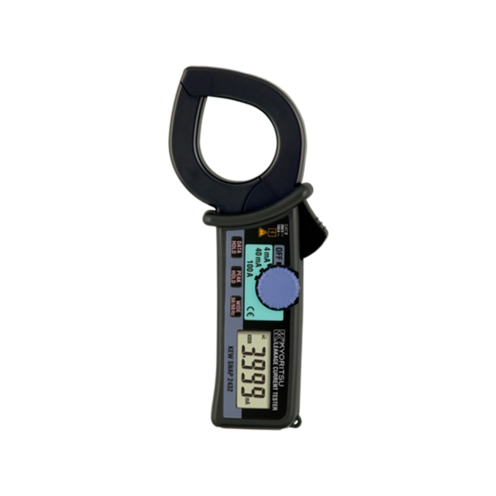 Pinza detector de fuga 100A-AC Ø40mm CAT III 300V