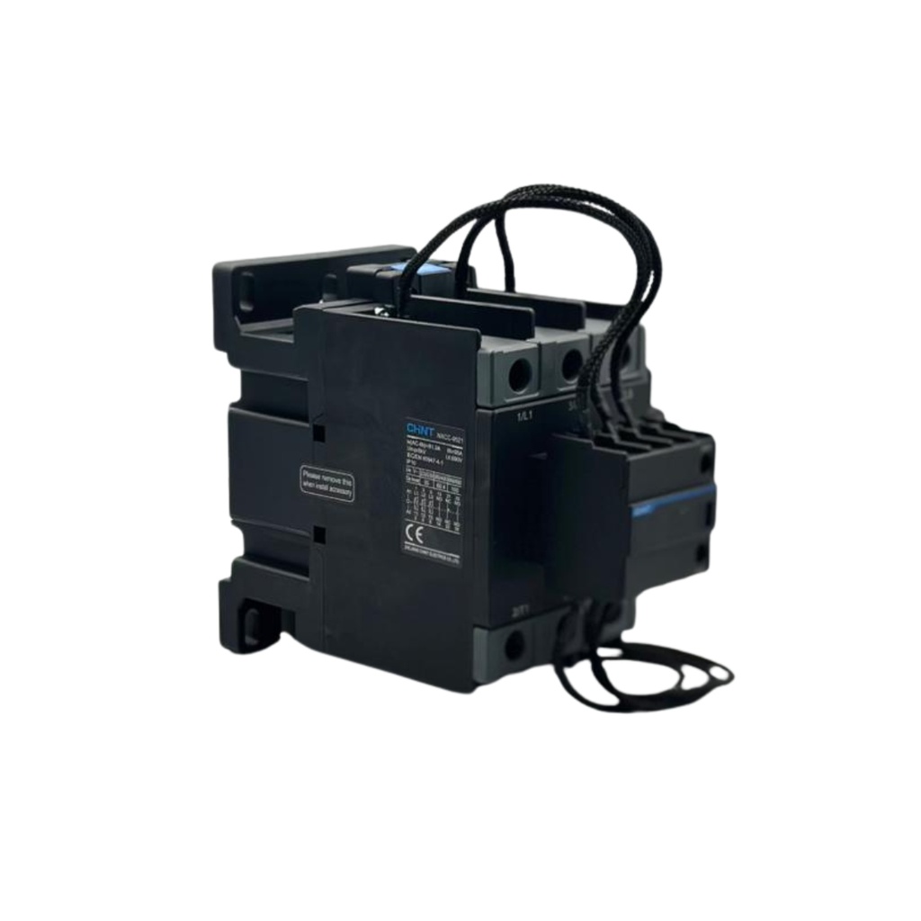 Contactor p/condensador 3P, 95A, 35/60.4/105 KVAR, 230/400/690VAC, bob. 220VAC, aux 2NA+1NC, 50/60Hz