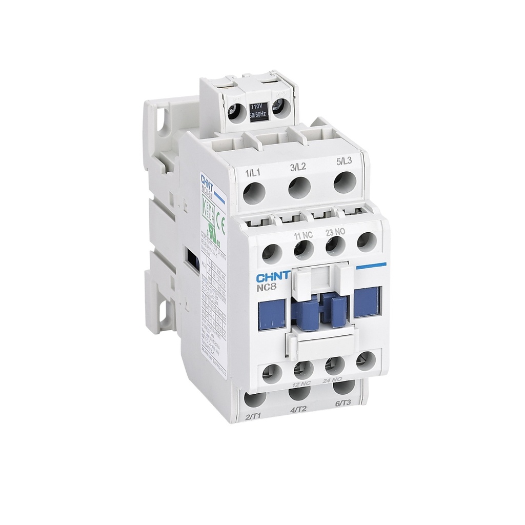 CONTACTOR  18A(AC3) 690V 3P 2NA+2NC 100-250VAC/VDC