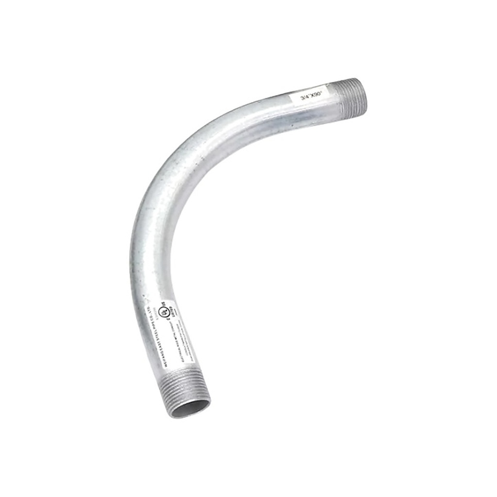 Curva 90° Conduit Galv 3/4" Imc