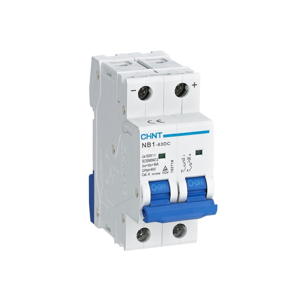 Interruptor Automático 2X32A 6Ka/500Vdc Curva “C” Iec60947-2 