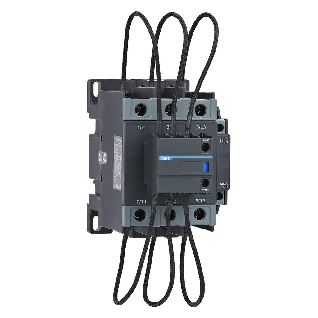 Contactor p/condensador 3P, 115A, 40/69.1/120 KVAR, 230/400/690VAC, bob. 220VAC, aux 2NA+1NC, 50/60Hz