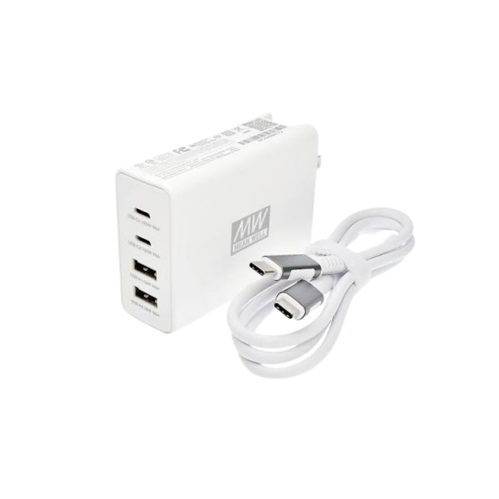Adaptador / Cargador De Pared Gan Universal 100W, Usb-C Multi-Clavija, 5A Max