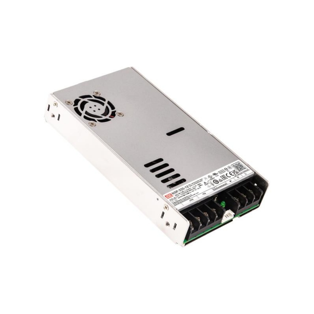Fuente De Alimentación Conmutada 320W, 12Vdc, 26.7A, Perfil Delgado